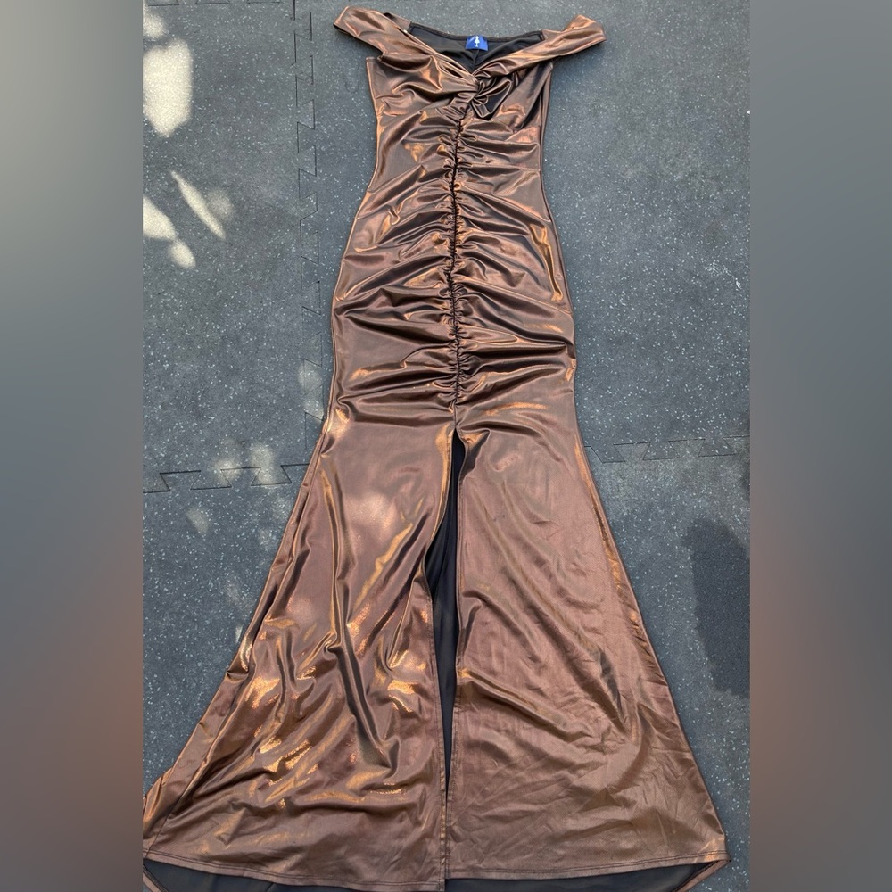 Cooper Stretch Ruched Gown Dress size S